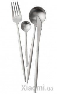 Набор столовых приборов Xiaomi Maison Maxx Stainless Steel Modern Flatware Set Silver